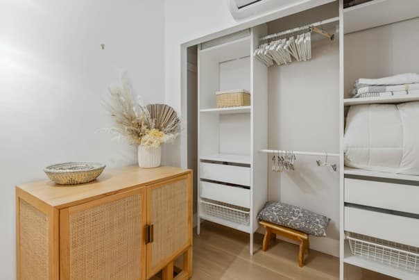 Sydney wardrobe renovation with custom mirrored sliding doors